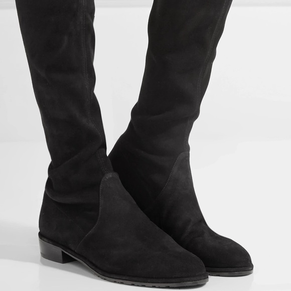 Stuart Weitzman Lowland Suede Thigh-High Boots - Picture 2 of 10